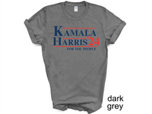 Load image into Gallery viewer, Kamala Harris' 24 T-shirt, Let's Finish the Job 2024, Vote Democrat, 2024 Election, Vote Harris, Kamala, Harris g, Political, Vote 2024