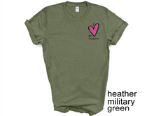 Load image into Gallery viewer, Dear Student Behind Me "t-shirt Front & back print", Teacher Motivational Gift, Mental Health Shirt for Teacher, Back to School Shir,