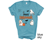 Load image into Gallery viewer, Happy Halloween Shirts, Halloween Shirts, Hocus Pocus Shirts, Sanderson Sisters Shirts, Fall Shirts, Halloween Outfits,Halloween Funny Shirt
