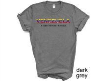 Load image into Gallery viewer, Venezuela tshirt, Camiseta de Venesuela, Mi patria, Mi orgullo, Mi tierra shirt,