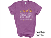 Load image into Gallery viewer, Rejoice In The Birth Of A Brown Skinned Middle Eastern T-Shirt, Christmas t-shirts,