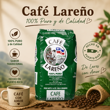 Load image into Gallery viewer, Puerto Rico Coffee Gift Set, 14oz Café Lareño with El Viejo San Juan Tote Bag, Small Canvas Tote Gift, Boricua Gift, Puerto Rican Coffee Lover