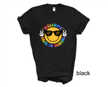 Load image into Gallery viewer, Welcome Back to School tshirt, Back to School Shirt, Teacher Gift, Kids Back to School tshirt, Back to School Tshirt