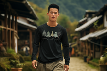 Load image into Gallery viewer, Merry and Bright Trees Long Sleeve Shirt, Women's Christmas Long Sleeve Shirt, Womans Holiday , Christmas Gift, Cute Holiday, Christmas