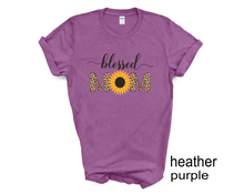Load image into Gallery viewer, Blessed Mom tshirt, Mother's Day tshirt, Momlife, Blessed, Mother's Day gifts,