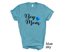 Load image into Gallery viewer, Boy Mom tshirt, Mom of Boys, Momlife, Mother's Day gifts, Motherhood, Boys,