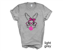 Load image into Gallery viewer, Bubblegum Easter Bunny tshirt, Easter tshirts, Bubblegum, Easter Bunny, Cute bunny,