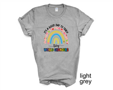 Load image into Gallery viewer, It's a Good Day to Teach Tiny World Changers tshirt, Teacher tshirts, Teacher Life,