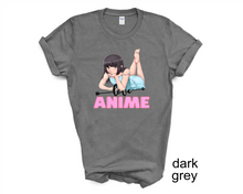 Load image into Gallery viewer, Love Anime tshirt, Anime tshirt, Anime fans, Anime gifts, Love Anime Girl