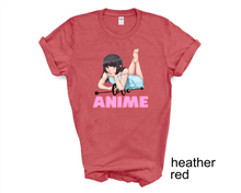 Load image into Gallery viewer, Love Anime tshirt, Anime tshirt, Anime fans, Anime gifts, Love Anime Girl