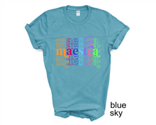 Load image into Gallery viewer, Maestra tshirt, Teacher's t shirts,Teacher Appreciation gifts, Maestra, Regalos maestra,