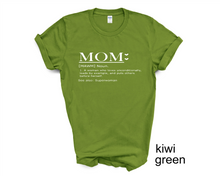 Load image into Gallery viewer, Mom Definition tshirt, Mother's Day tshirts,
