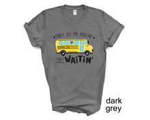 Load image into Gallery viewer, School Bus Driver tshirt,Back to School tshirt, School Transportation tshirt, School Bus