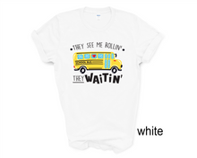 Load image into Gallery viewer, School Bus Driver tshirt,Back to School tshirt, School Transportation tshirt, School Bus