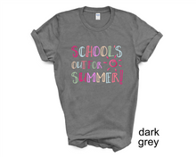 Load image into Gallery viewer, School's Out for Summer tshirt, End of School Year tshirt, Students tshirt,