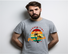 Load image into Gallery viewer, Summertime Palm Beach Florida, Surfing Vibes, Summer Vacation tshirt, Florida,