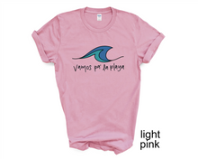 Load image into Gallery viewer, Vamos Pa' la Playa tshirt, Summer tshirt, Beach lover tshirt,
