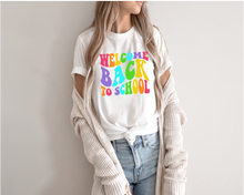 Load image into Gallery viewer, Welcome Back to School tshirt, Back to School Shirt, Teacher Gift, Kids Back to School