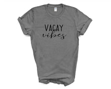 Load image into Gallery viewer, Vacay Vibes tshirt. Matching vacation tshirts. Family matching tshirts.