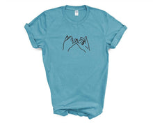 Load image into Gallery viewer, Pinky Promise tshirt. Friendship tshirt. Love tshirt. Promise tshirt.