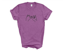Load image into Gallery viewer, Pinky Promise tshirt. Friendship tshirt. Love tshirt. Promise tshirt.