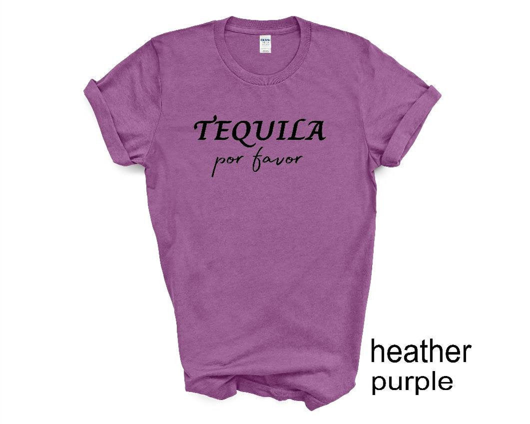 Tequila Por Favor tshirt. Adult humor tshirt. Drinking humor.
