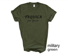 Load image into Gallery viewer, Tequila Por Favor tshirt. Adult humor tshirt. Drinking humor.
