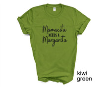 Load image into Gallery viewer, Mamacita Needs a Margarita tshirt. Momlife humor. Mother's Day gifts.