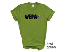 Load image into Gallery viewer, WEPA tshirt. Puerto Rico tshirt. Puerto Rican flag. WEPA. Unisex.