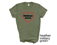Load image into Gallery viewer, Doodle Mama tshirt. Goldendoodle. Labradoodle. Doodle Mom. Dog Mom.