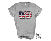 Load image into Gallery viewer, Dad tshirt. Father's Day tshirt. Daddy, Papa, Dad tshirt. Father's Day gifts.