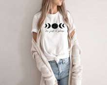Load image into Gallery viewer, It's Just a Phase tshirt. Mystical tshirt. Moon Phase tshirt. Lunar phase.