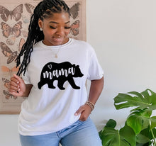 Load image into Gallery viewer, Mama Bear tshirt, Mom life shirt, Motherhood t shirts, Gifts for Mom.