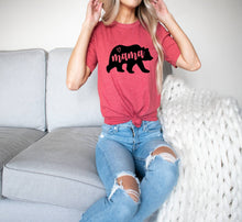 Load image into Gallery viewer, Mama Bear tshirt, Mom life shirt, Motherhood t shirts, Gifts for Mom.