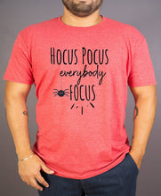 Load image into Gallery viewer, Hocus Pocus Everybody Focus Teacher's tshirt, Halloween gifts, Teacher's shirts.