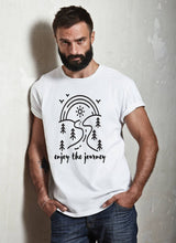 Load image into Gallery viewer, Enjoy the Journey tshirt, Nature trail shirt, Life Journey t shirt, Nature Lover's tshirt, Hiking, Love Life, Youth and adults sizes, Unisex