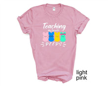 Load image into Gallery viewer, Teaching My Favorite Peeps tshirt, Easter tshirts, Easter Teacher tshirts, Easter,