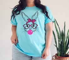 Load image into Gallery viewer, Bubblegum Easter Bunny tshirt, Easter tshirts, Bubblegum, Easter Bunny, Cute bunny,