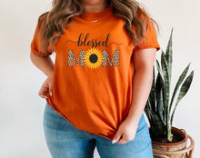 Load image into Gallery viewer, Blessed Mom tshirt, Mother's Day tshirt, Momlife, Blessed, Mother's Day gifts,