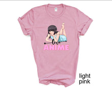 Load image into Gallery viewer, Love Anime tshirt, Anime tshirt, Anime fans, Anime gifts, Love Anime Girl