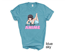 Load image into Gallery viewer, Love Anime tshirt, Anime tshirt, Anime fans, Anime gifts, Love Anime Girl