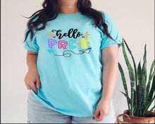 Load image into Gallery viewer, Hello Pre-K tshirt, Back to School tshirt, Teacher's tshirt, Pre K tshirt, Back to School tshirt,