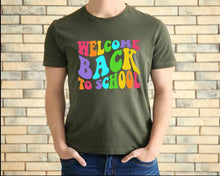Load image into Gallery viewer, Welcome Back to School tshirt, Back to School Shirt, Teacher Gift, Kids Back to School
