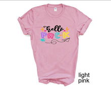 Load image into Gallery viewer, Hello Pre-K tshirt, Back to School tshirt, Teacher's tshirt, Pre K tshirt, Back to School tshirt,