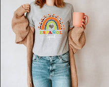 Load image into Gallery viewer, Español Squad tshirt, Teacher's tshirts, Teacher Appreciation gifts, Maestra bilingüe, Spanish Teacher tshirt, Back to school tshirt