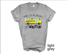 Load image into Gallery viewer, School Bus Driver tshirt,Back to School tshirt, School Transportation tshirt, School Bus