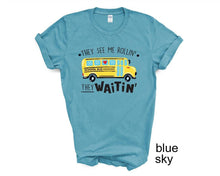 Load image into Gallery viewer, School Bus Driver tshirt,Back to School tshirt, School Transportation tshirt, School Bus
