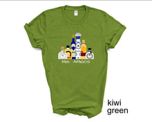 Load image into Gallery viewer, Mis Amigos tshirt, Drinking tshirt, Tequila tshirt, Tequila tshirt, Liquor bottles tshirt,