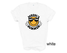 Load image into Gallery viewer, School's Out for Summer tshirt, End of School Year tshirt, Teacher's gifts, Kids End of School Year, Teacher's End of School Year tshirt
