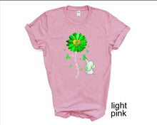 Load image into Gallery viewer, Mental Health Awareness tshirt, May is Mental Health Awareness Month, Green Ribbon, It's Okay Not to Be Okay, You are Not Alone, Be Kind